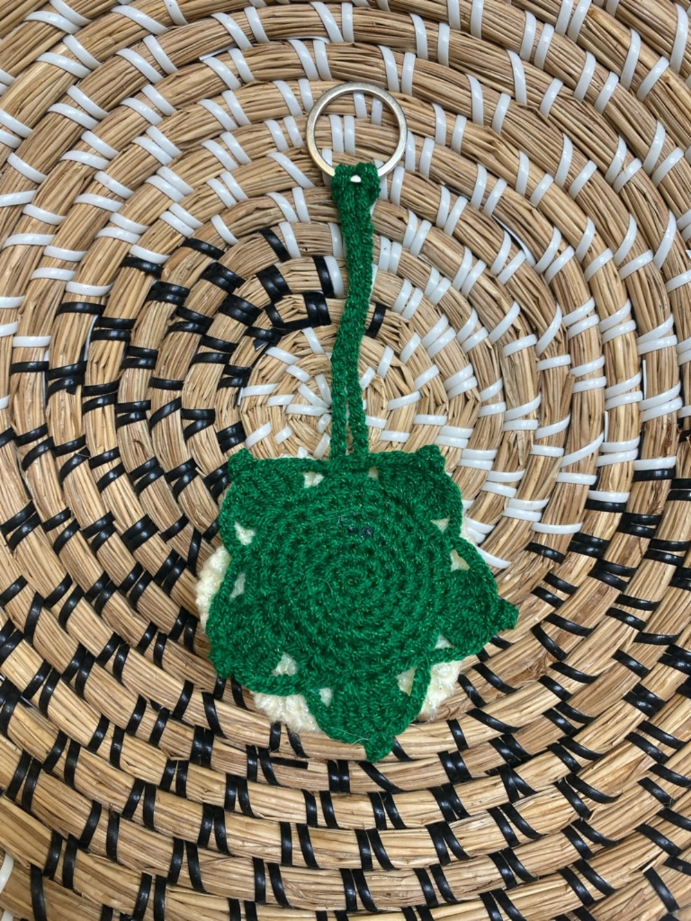 Handmade Crochet Rose Keychain- Choose 1 - Picture 3 of 9